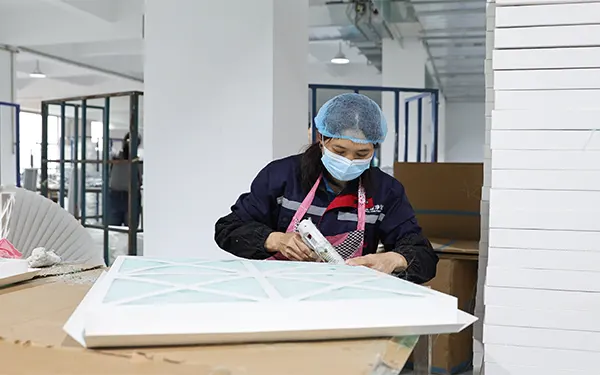Mid range Air filter manufacturing