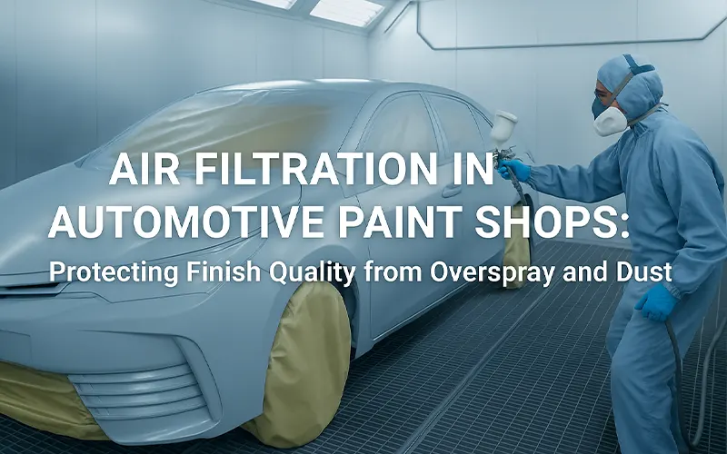 Air Filtration in Automotive Paint Shops Protecting Finish Quality from Overspray and Dust