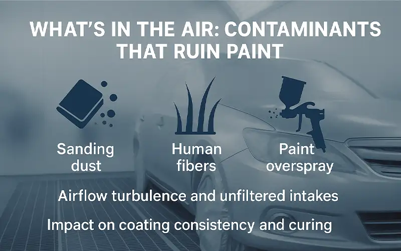 Air Filtration in Automotive Paint Shops Protecting Finish Quality from Overspray and Dust
