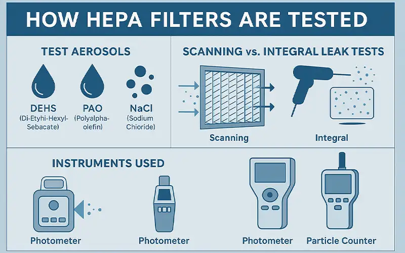 Understanding HEPA Filter Efficiency Standards Testing Methods and Critical Applications