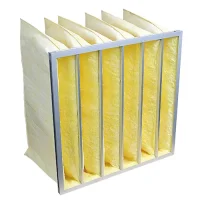Fiberglass Pocket bag air Filter